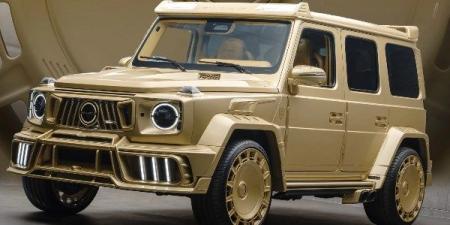 بقوة 720 حصانًا.. مرسيدس G-CLASS تظهر بتعديل ذهبي جديد| صور