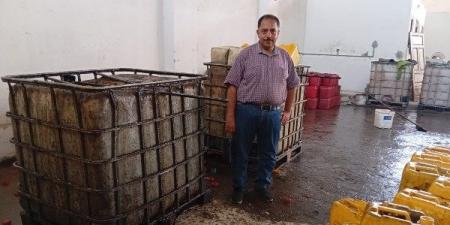 ضبط 85 طن زيوت طعام مستعملة بأسيوط