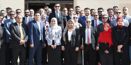 وزير الشباب يلتقي ممثلي "اتحاد بشبابها" قبيل زيارتهم لمركز معلومات مجلس الوزراء