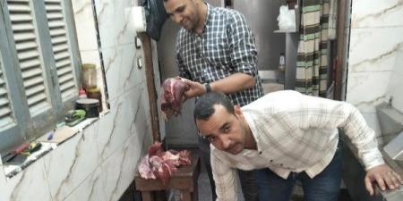 ضبط 250 كيلو لحوم ودواجن فاسدة داخل مخزن يورد الطعام لمطعم شهير بمنفلوط