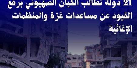 مرصد الأزهر يرحب بمطالبة 21 دولة برفع القيود عن المساعدات الإنسانية إلى غزة