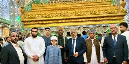 محمد القلاجي يفوز بالمركز الأول في مسابقة كربلاء الدولية للقرآن الكريم فرع البراعم