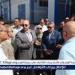 جولة تفقدية لمحافظ الفيوم ورئيس شركة المياه بمحطة العزب الجديدة لمتابعة معدلات التنفيذ وبدء تجارب التشغيل