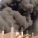 الدخان ملأ السماء.. حريق هائل يلتهم مركز صيانة سيارات في منيل شيحة