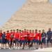 منتخب شباب روسيا يزور الأهرامات قبل مواجهة الفراعنة وديا.. صور