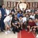 محافظ بورسعيد يستقبل لاعبي المصري بعد التتويج ببطولة كأس عاصمة مصر