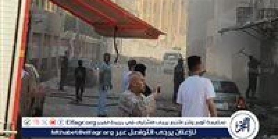 حريق داخل فرع التأمين الصحي بكيمان فارس في الفيوم و4 مصابين بالاختناق