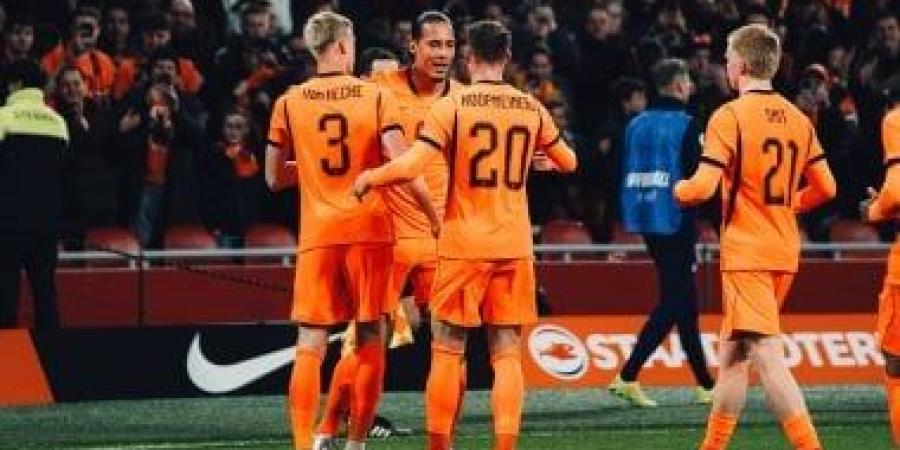 فان دايك يقود تشكيل هولندا ضد أوزبكستان وديا قبل كأس العالم