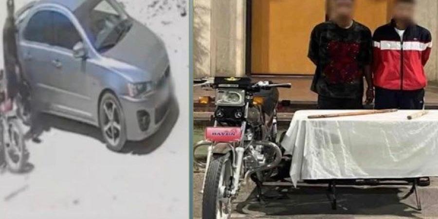 خلافات جيرة.. ضبط المتهمين بالتعدى على سيارة شخص بالسويس