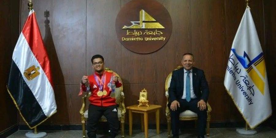 بطل دمياط.. علي إبراهيم نصر  يفوز  بطولة أفريقيا لرفع الأثقال البارالمبية