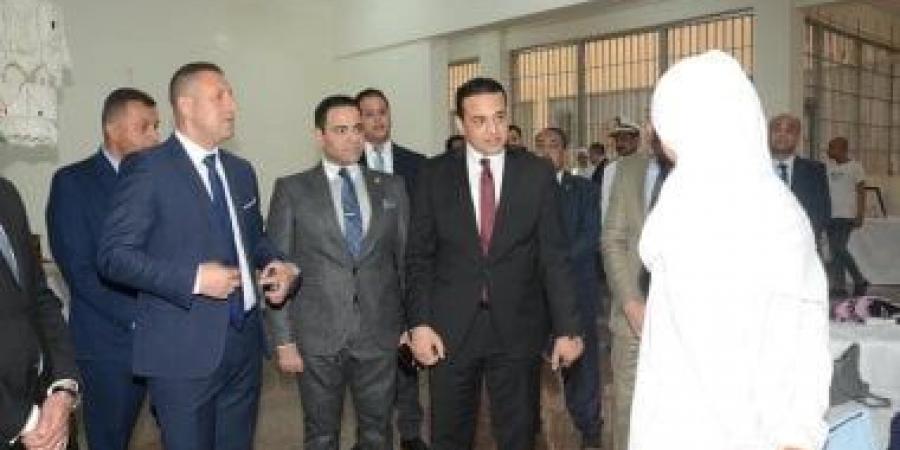 محامى عام حلوان ورئيس النيابة يفتشان مركز الإصلاح بـ15 مايو