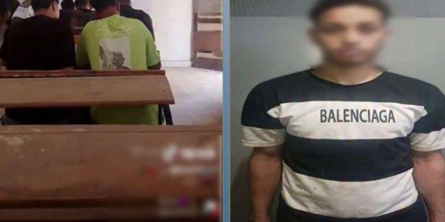 ورقة الأسئلة | القبض على طالب صوّر لايف في لجنة امتحان بالجيزة