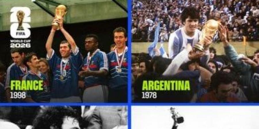 إنجاز استثنائي في كأس العالم.. 6 منتخبات مستضيفة توجت بالمونديال