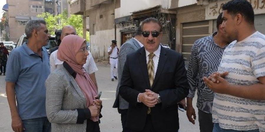 محافظ بورسعيد يتفقد أعمال تطوير ورفع كفاءة شارعي سوريا والسعودية