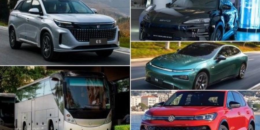 أكثر 10 سيارات كهربائية مبيعا في السوق المصري
