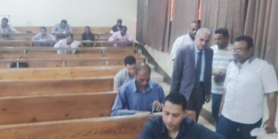 في جامعة أسوان: متابعة امتحانات معهد البحوث والدراسات الإفريقية ودول حوض النيل