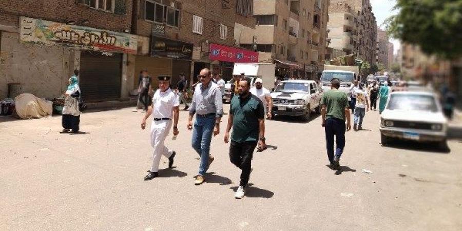 لإعادة الانضباط.. رفع 123 حالة إشغال من شارع الدكتور لاشين في الهرم