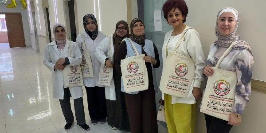 نقيب التمريض تشارك في امتحانات البورد العربي لتخصص الطوارئ والكوارث