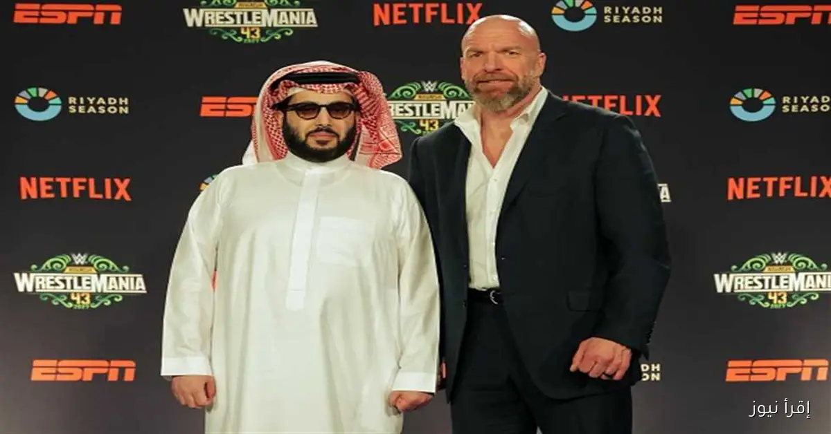 تركي آل الشيخ: “البدو يستضيفون راسلمينيا لأول مرة خارج أمريكا” (فيديو)