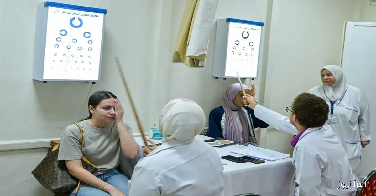 إجراء الفحوصات الطبية للطلاب الجدد من ذوي الإعاقة في جامعة سوهاج