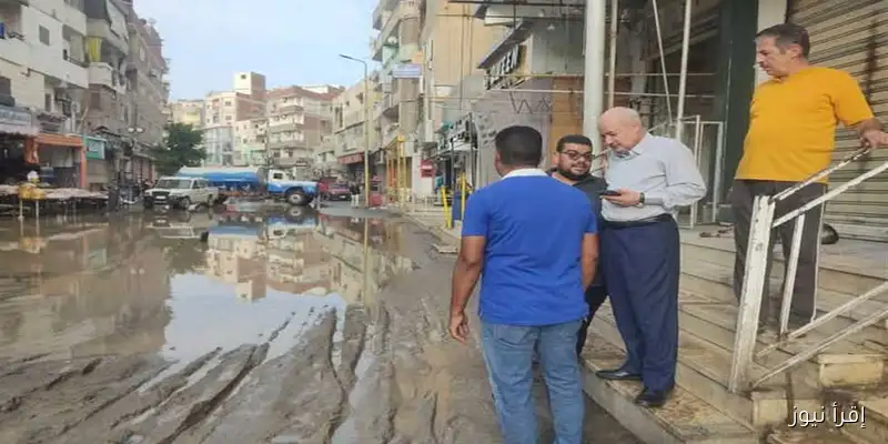 إصلاح عاجل لكسر مفاجئ في خط مياه الشرب الرئيسي بمدينة أبو حماد بالشرقية