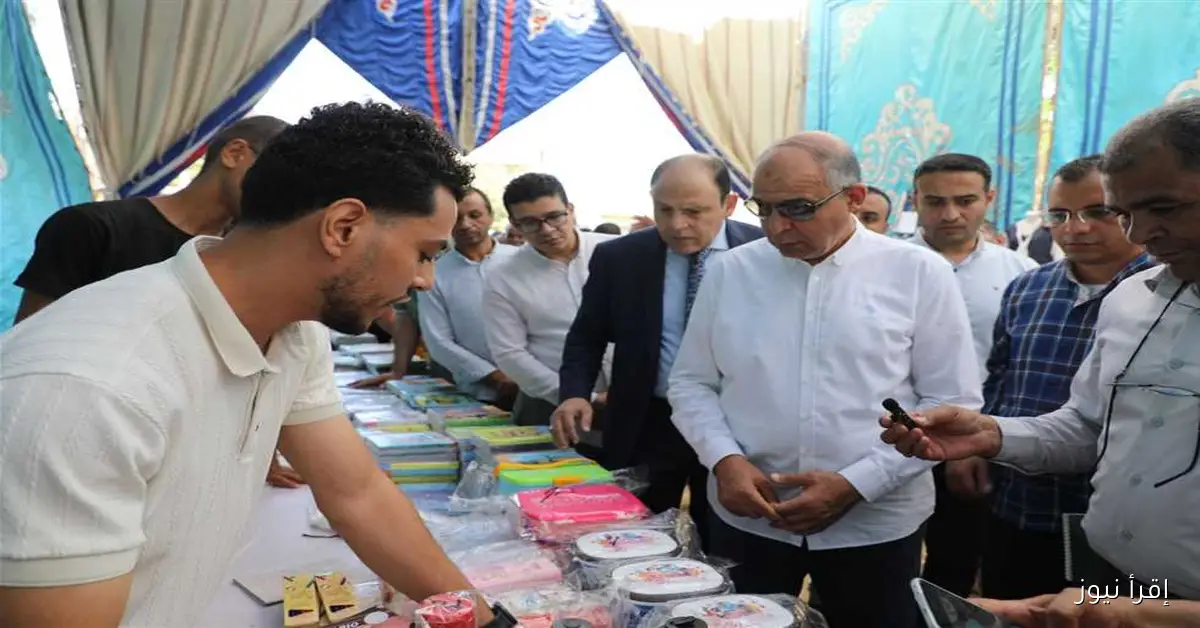 افتتاح معرض «أهلاً مدارس» بقرية قلندول في المنيا مع تخفيضات تصل إلى 30%