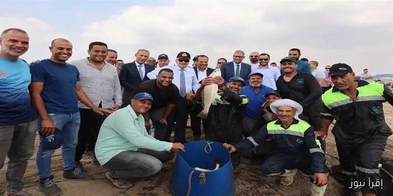 الفريق أسامة ربيع يواصل متابعة معدلات الاستزراع في أحواض قناة السويس للاستزراع المائي