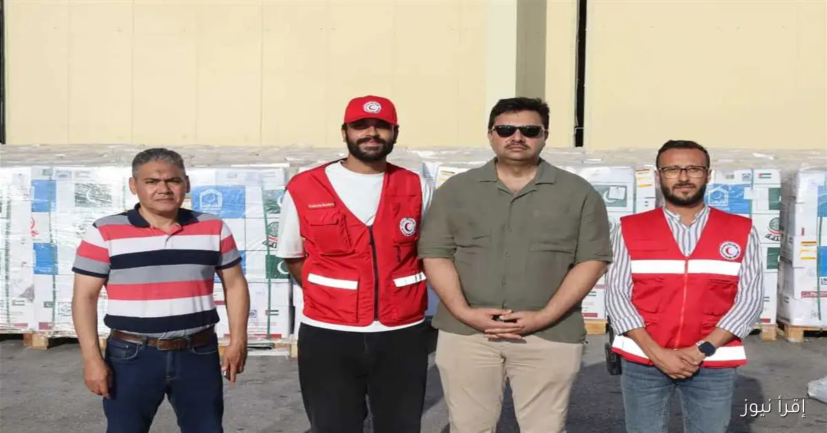 باكستان ترسل مساعدات إنسانية إلى غزة تصل إلى مطار العريش الدولي