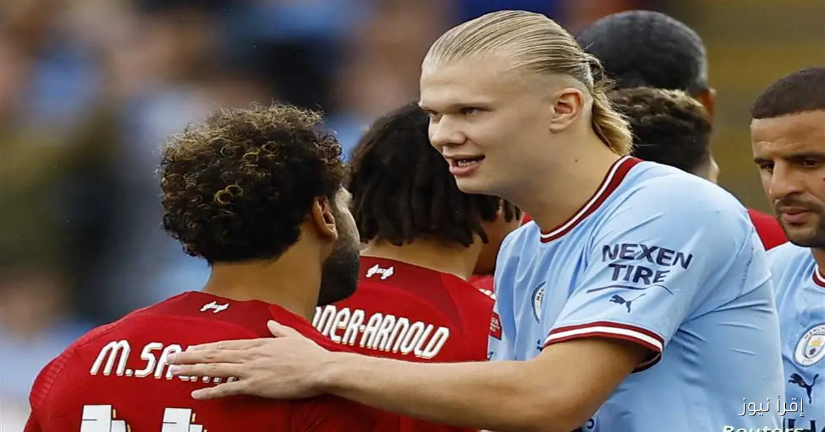 ترتيب هدافي الدوري الإنجليزي بعد هدف هالاند اليوم في مواجهة أرسنال وموقع محمد صلاح في القائمة