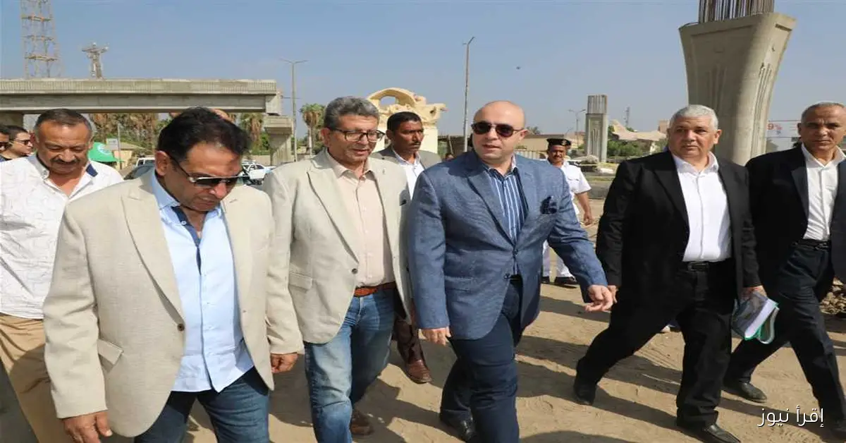 توجيهات للالتزام بالجدول الزمني لإنجاز كوبري الشاملة في بني سويف
