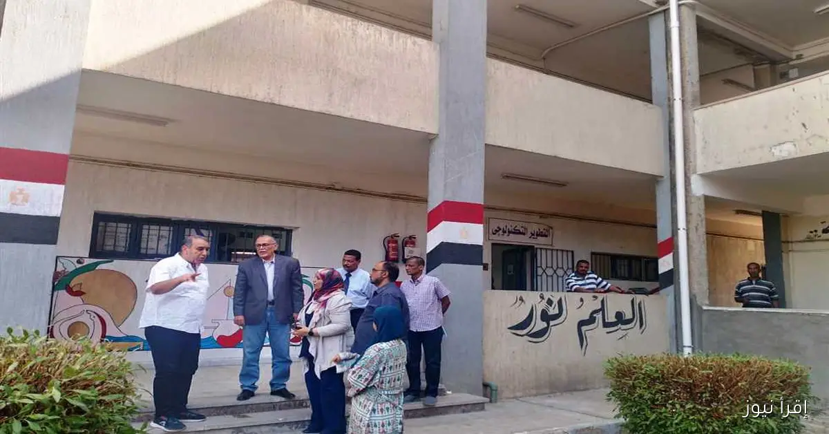 سرعة إنجاز أعمال الصيانة في مدرستي أسوان الثانوية بنات وإدفو بنين خلال شهر