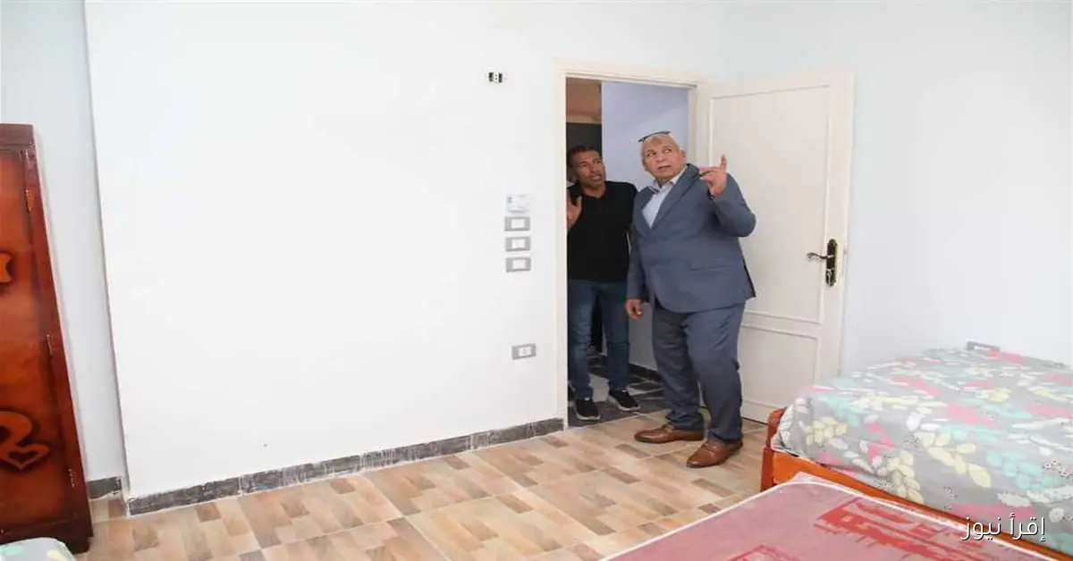 محافظ الوادي الجديد يستعرض سكن الطالبات المتميز بالخارجة المكون من 5 طوابق لاستيعاب 100 طالبة