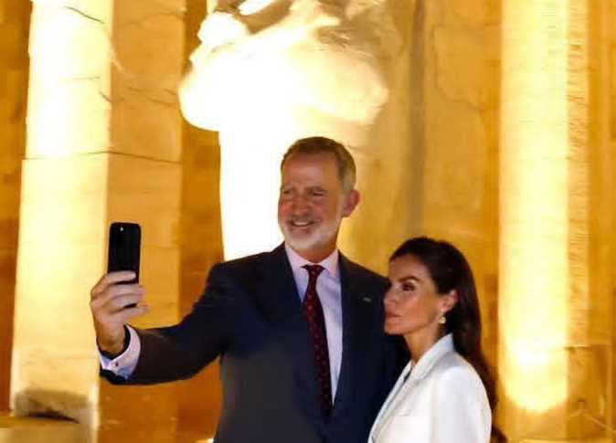 ملك إسبانيا في معبد حتشبسوت