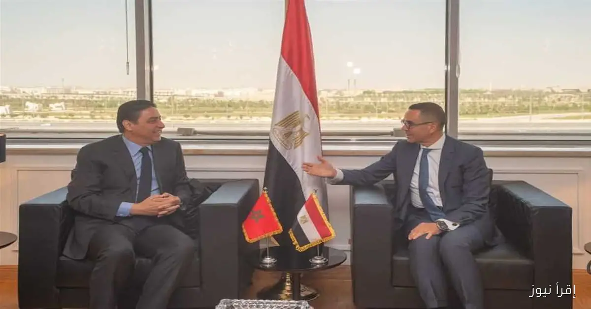 وزير الاستثمار يناقش مع نظيره المغربي تعزيز العلاقات الاقتصادية بين البلدين