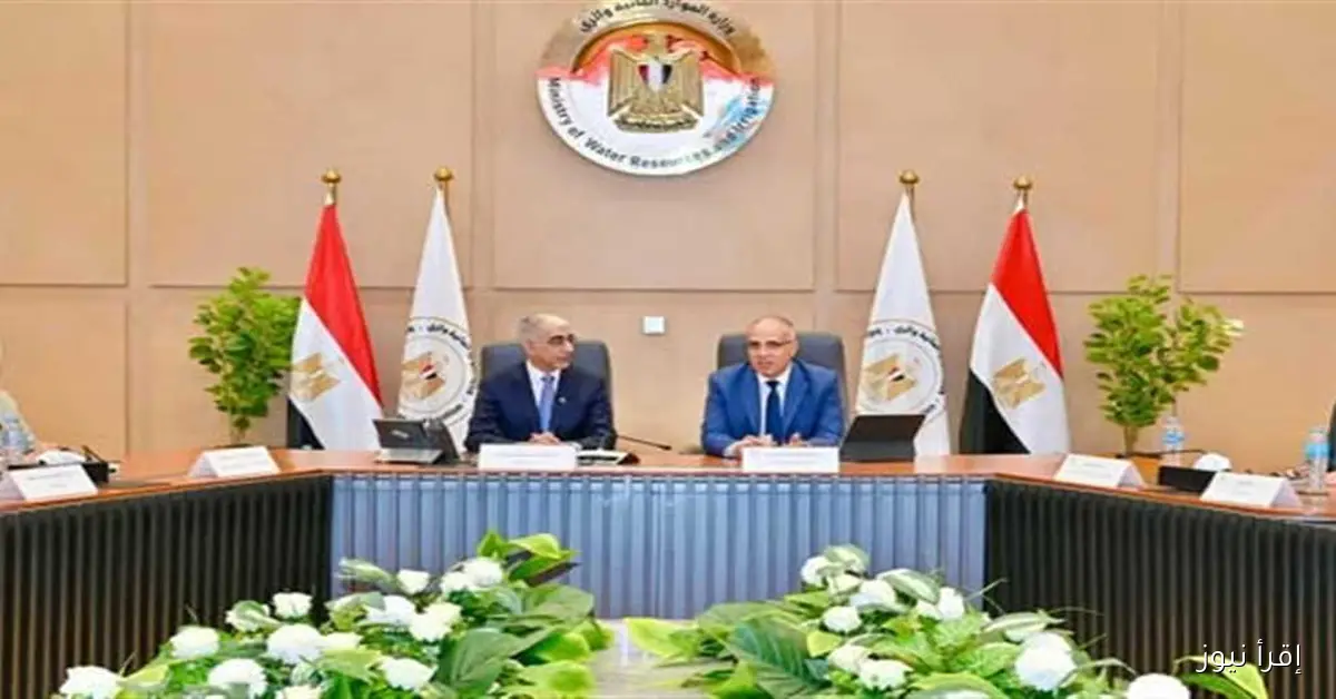 وزير الري يؤكد على أهمية تعزيز التعاون مع البحرين في مشروعات معالجة المياه ومواجهة تحديات الشح المائي