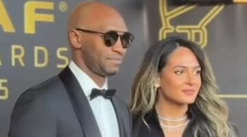 1763574107 شيكابالا يحتفل بجوائز كاف برفقة زوجته ويظهر بشكل مميز على