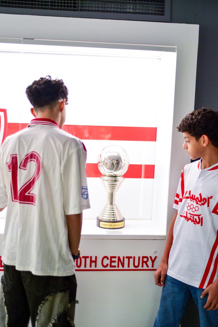 اسر ومحمد صبري فى نادى الزمالك والمتحف اسر ومحمد صبري فى نادى الزمالك والمتحف
