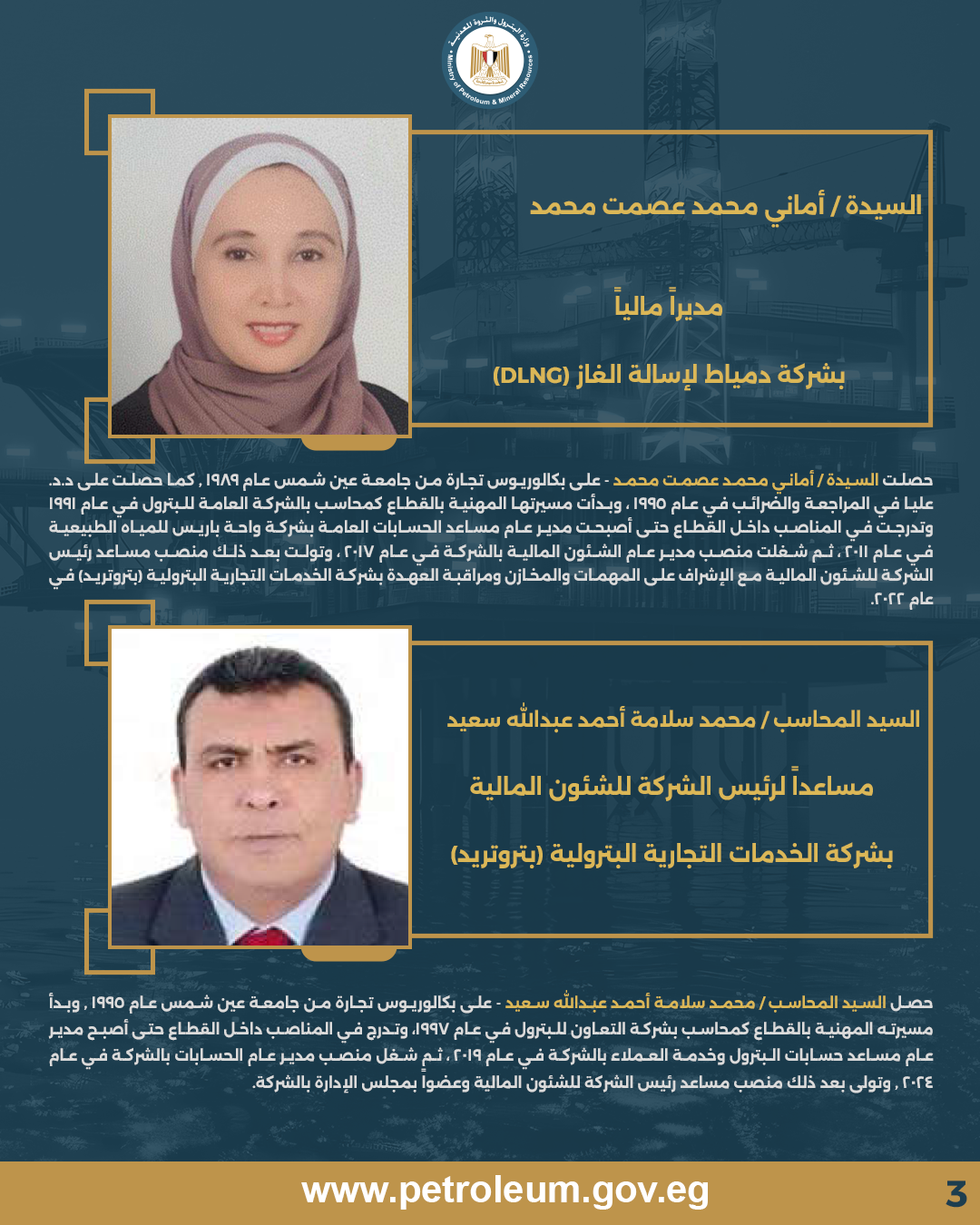 حركة تنقلات بين قيادات الشئون المالية بشركات القطاع