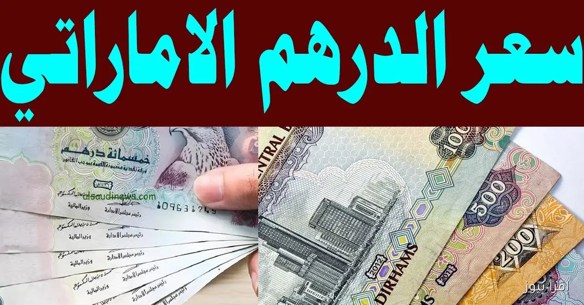 ارتفاع سعر الدرهم الاماراتي اليوم مقابل الجنية المصري في البنوك والسوق الموازي