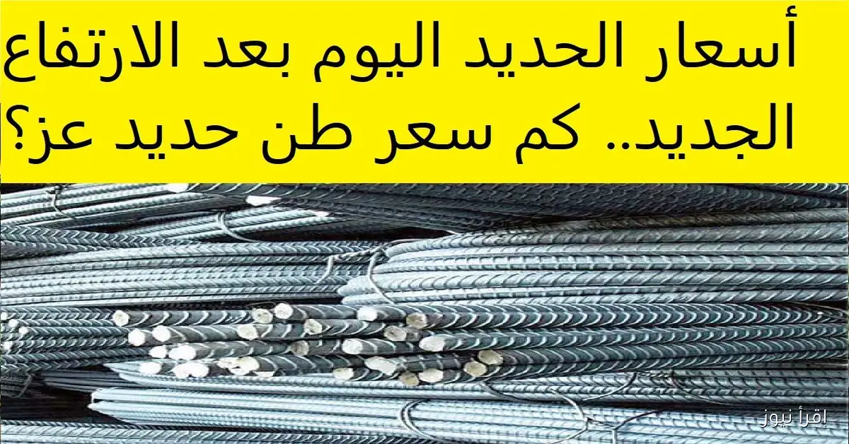 تراجع الان.. سعر طن الحديد اليوم حديد عز الخميس 6 نوفمبر 2025 بالشركات والمصانع
