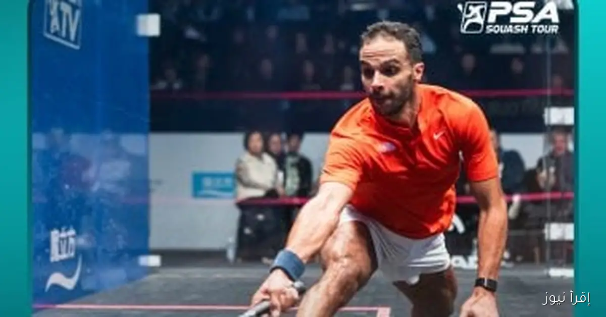 أبو الغار يحقق لقب بطولة الصين المفتوحة للاسكواش