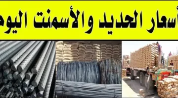 اسعرا الحديد والاسمنت