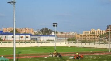 المصري يواصل تطوير ملعب السيد متولي استعداداً لافتتاحه نهاية نوفمبر