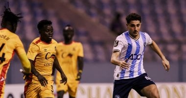 بوبو يحرز هدف التقدم لبيراميدز ضد باور ديناموز في الدقيقة 51