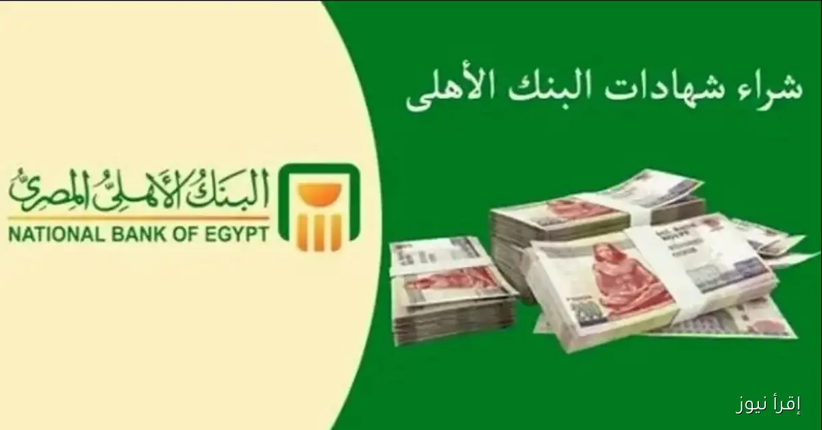 دخل 1750 جنية .. شهادات البنك الأهلي ذات العائد الشهري 2025 في مصر