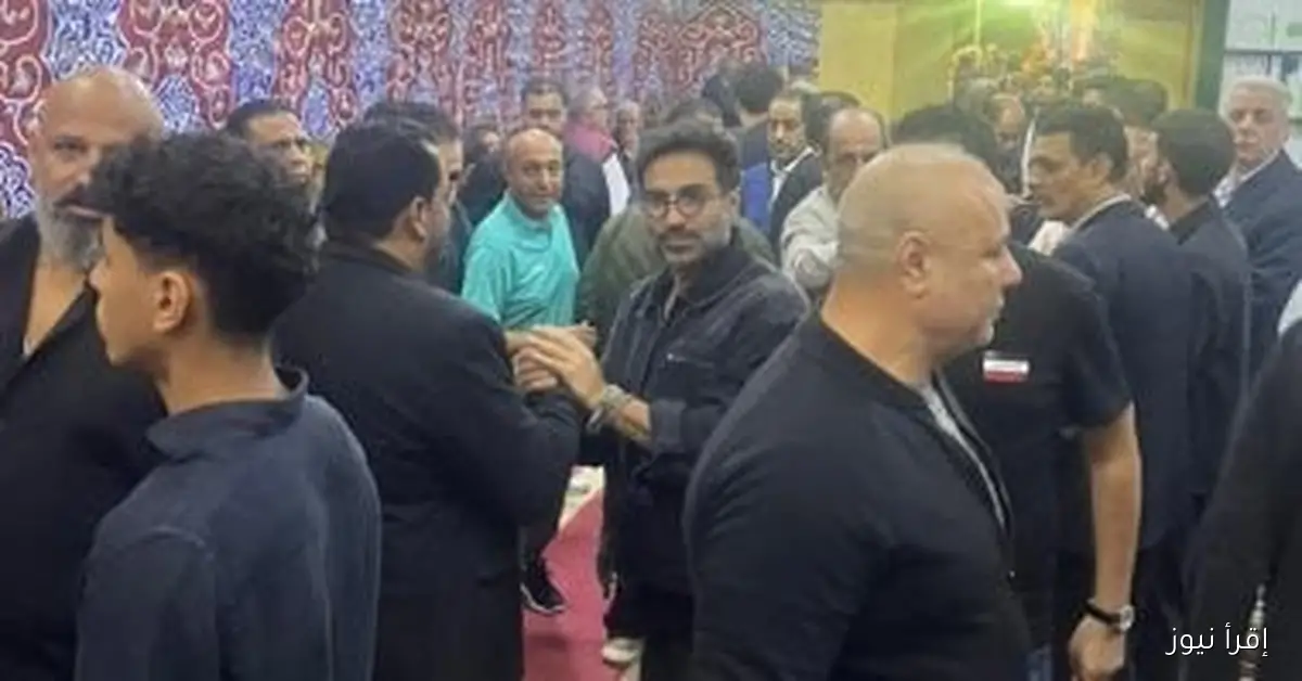 شيكابالا وأحمد فهمي يحضران عزاء محمد صبري وسط حضور نقيب الموسيقيين