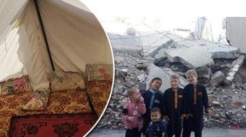 طفل فلسطيني يتلمس الحياة تحت الركام في غزة رغم الألم