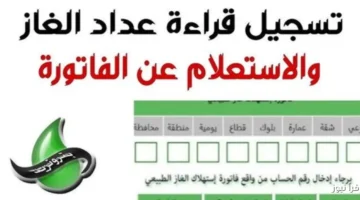 فاتورة الغاز