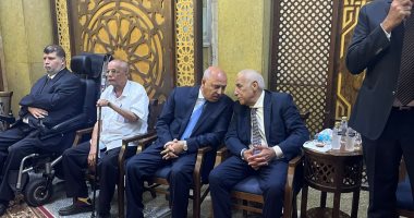 كامل الوزير يشارك في عزاء محمد صبري نجم الزمالك السابق
