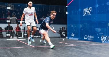 محمد زكريا يحقق بطولة الاتحاد الهندي للاسكواش بعد انتصاره على يوسف سليمان